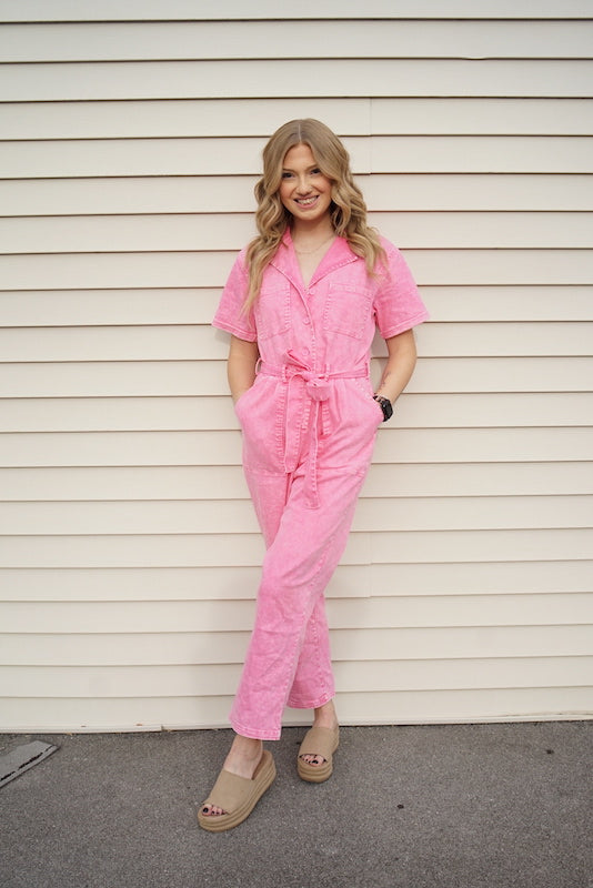 Pink Oiler Jumpsuit